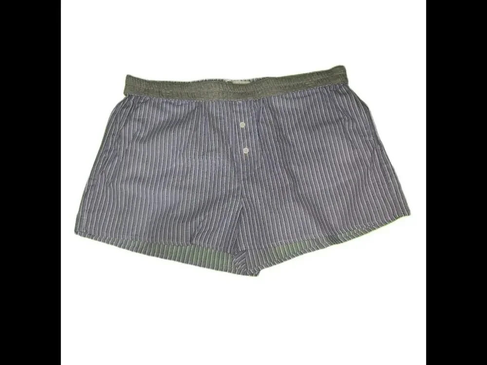 NB Boxer Short Striped Blue Gray XL